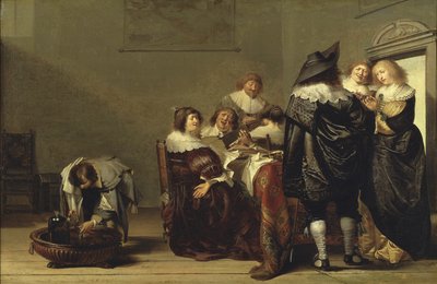 Company Making Music by Pieter Codde